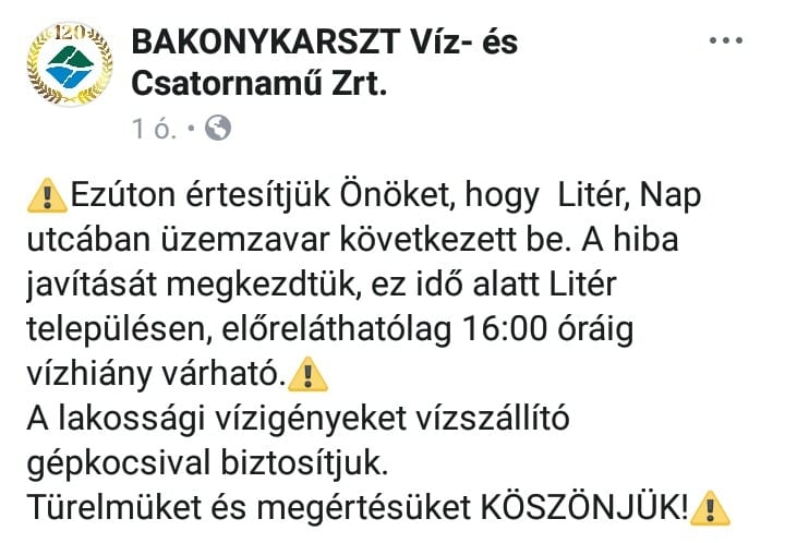 Vízhiány