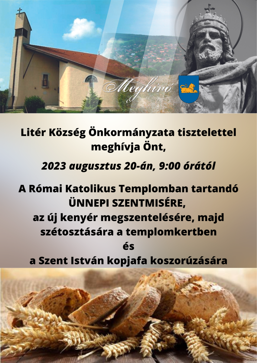 Meghívó ünnepi szentmisére!