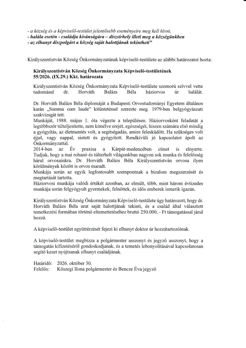 Tájékoztatás