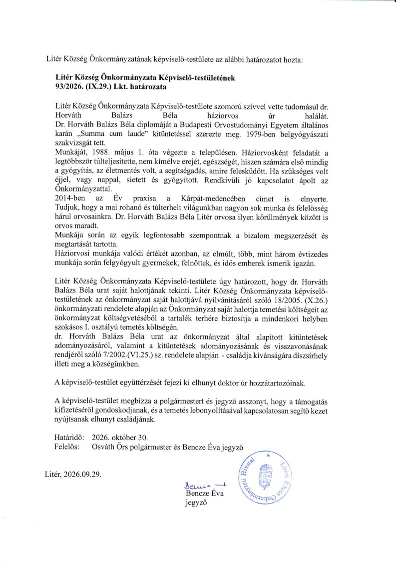 Tájékoztatás