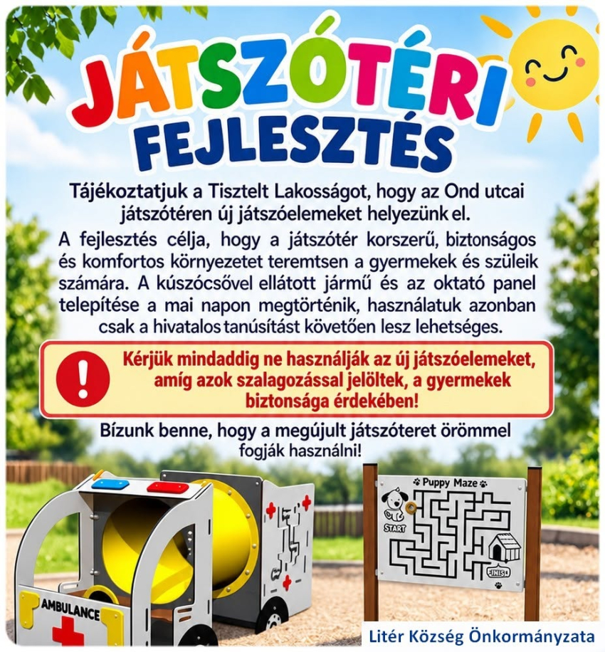 Ond utcai játszótérfejlesztés!