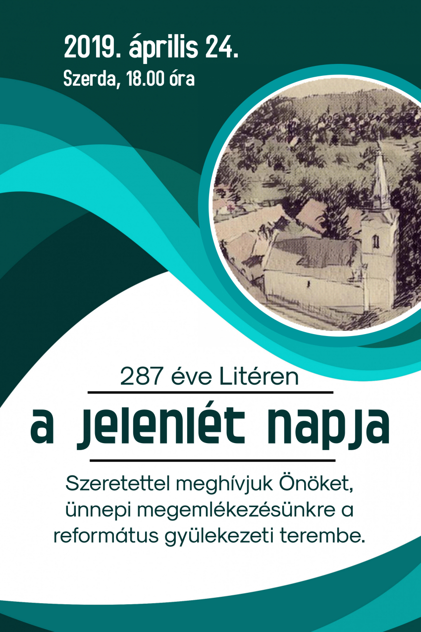 A jelenlét napja - 287 éve Litéren!