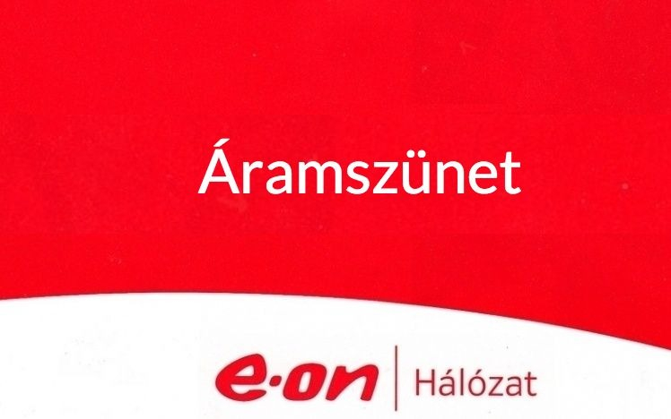 EON tervezett áramszünet Litéren