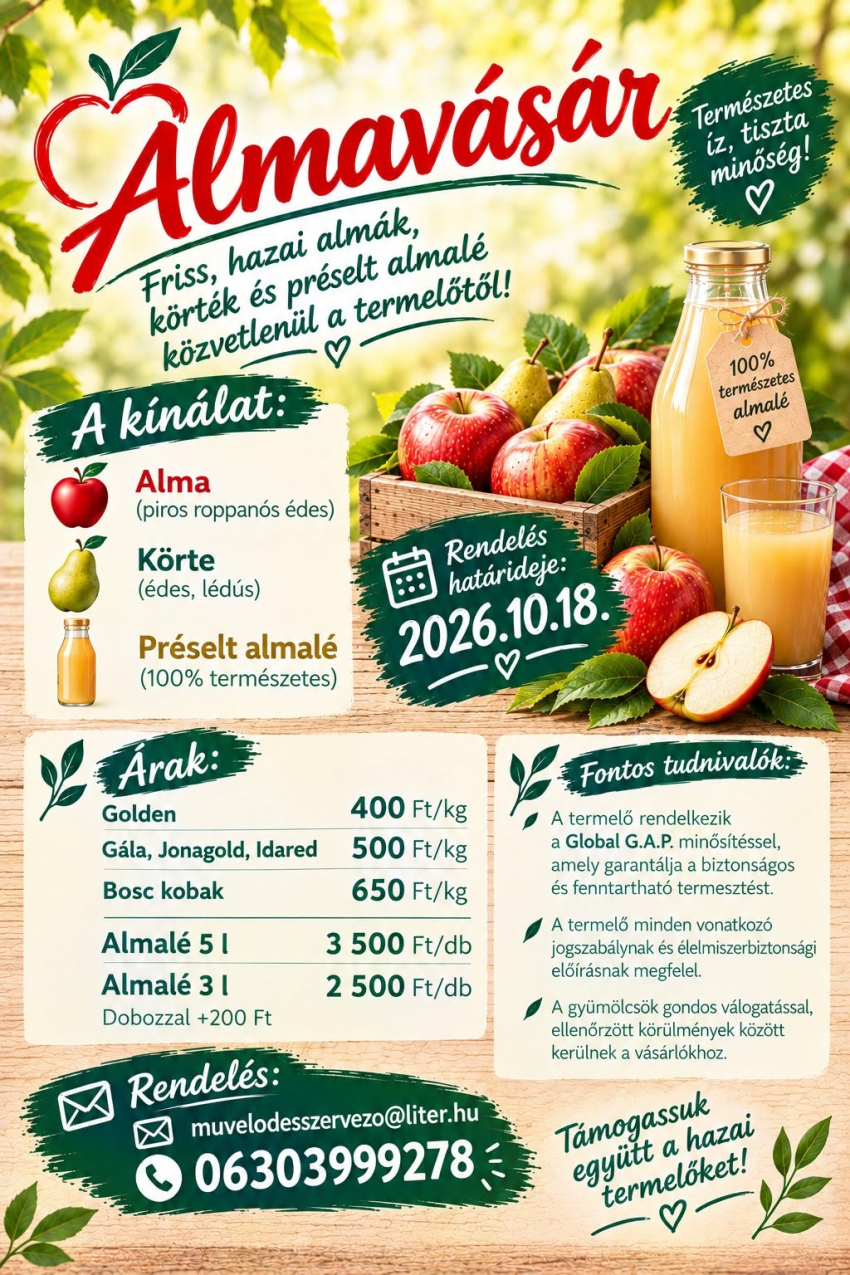 Almavásár!