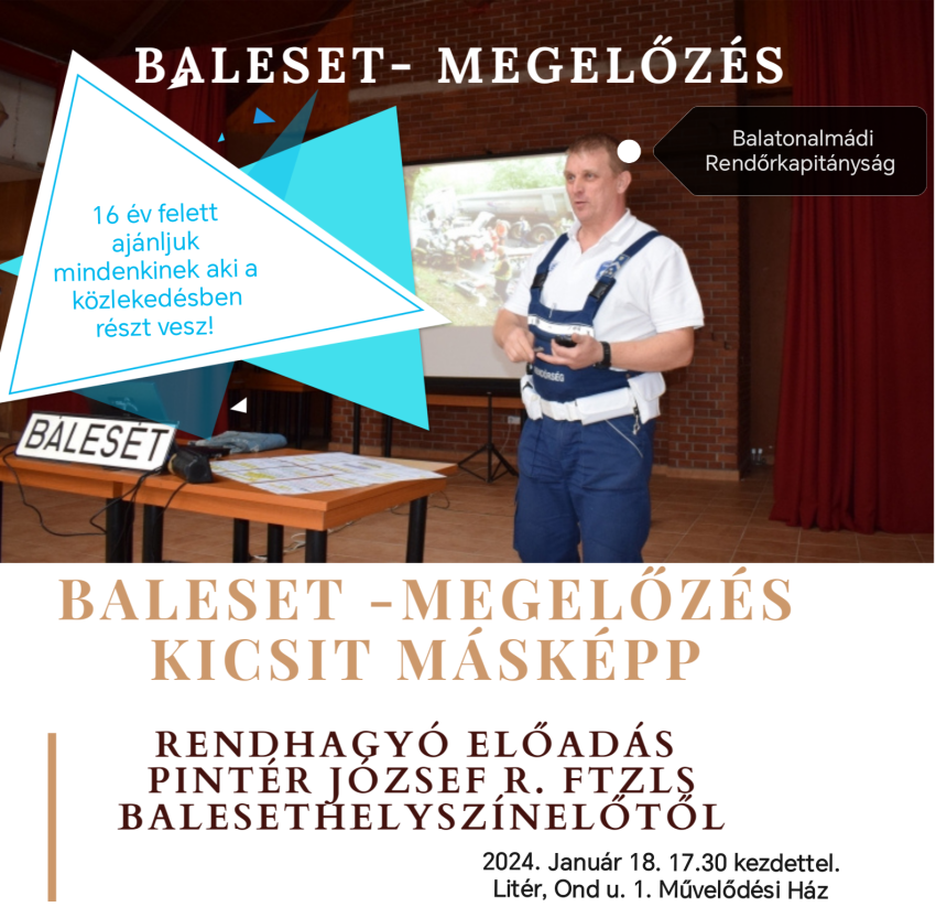 Baleset megelőzés kicsit másképp!