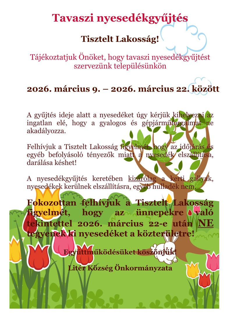 Tavaszi nyesedékgyűjtés!