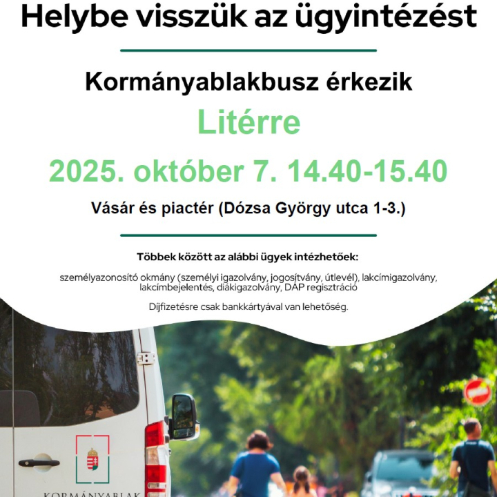 Kormányablak-busz Litéren - 2025.10.07.