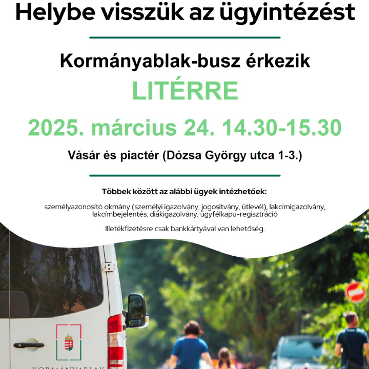 Kormányablak-busz Litéren - 2025.03.24.