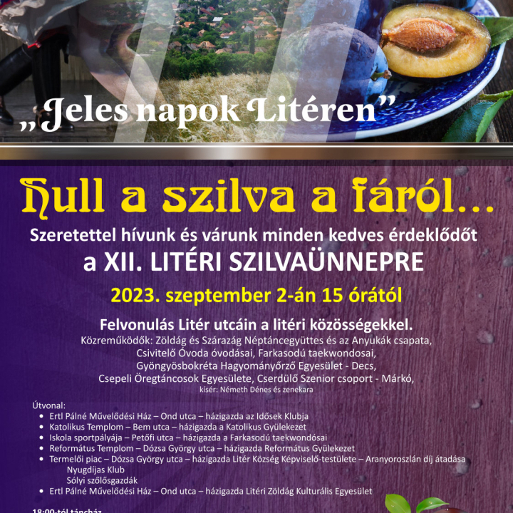 XII. Litéri Szilvaünnep