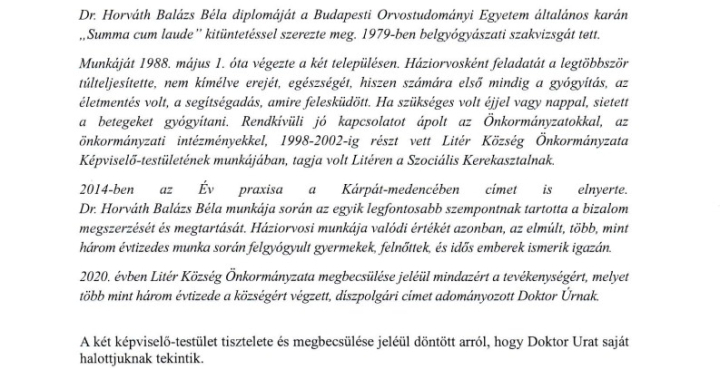 Tájékoztatás
