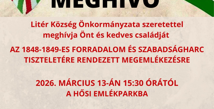 Meghívó megemlékezésre!