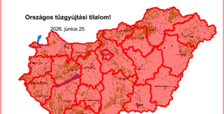 Országos tűzgyújtási tilalom van!