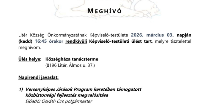 Képviselő-testületi ülés - 2026.03.03.