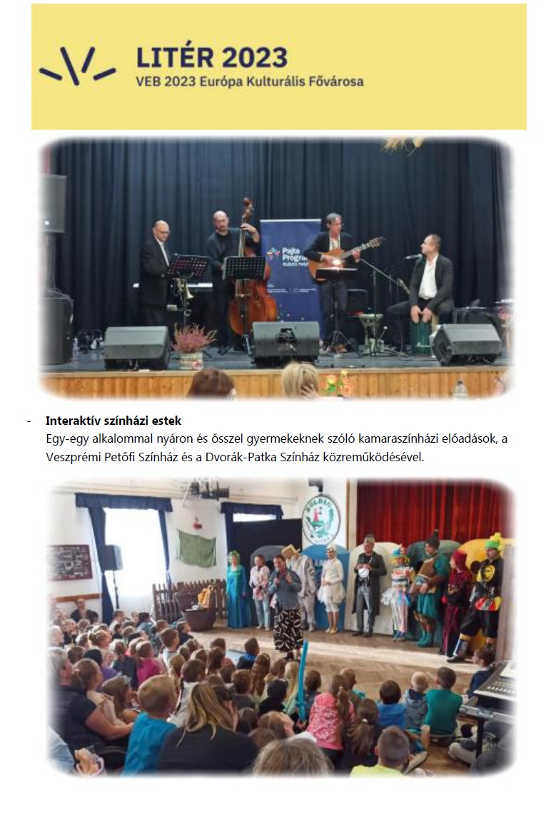 EKF PAJTAPROGRAM: KULTKERT - ÚJ KÖZÖSSÉGI TÉR LITÉREN - Projektbeszámoló