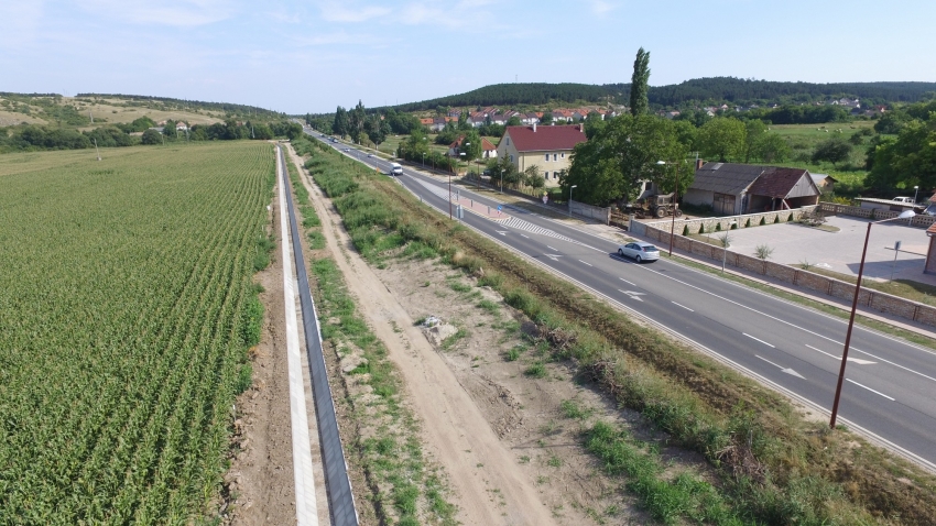 Litér, Dózsa György utca és vonzáskörzete csapadékvíz elvezetésének fejlesztése