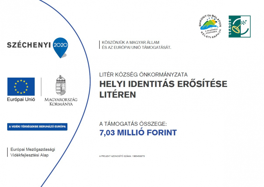 Helyi identitás erősítése Litéren VP6-19.2.1.-7-2-17 - Tájékoztató