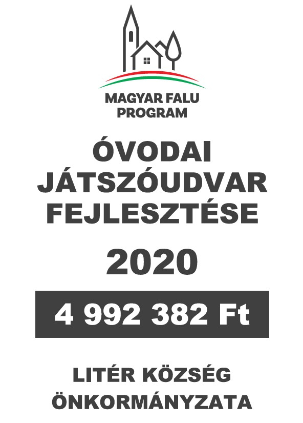 Magyar Falu Program - Óvodai játszóudvar fejlesztése