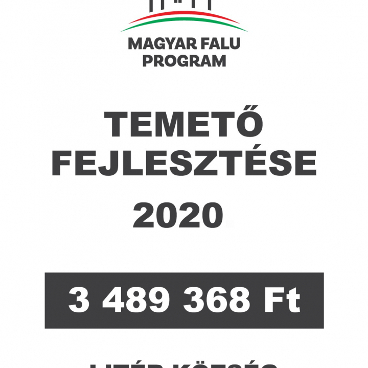 Magyar Falu Program - Temető fejlesztése